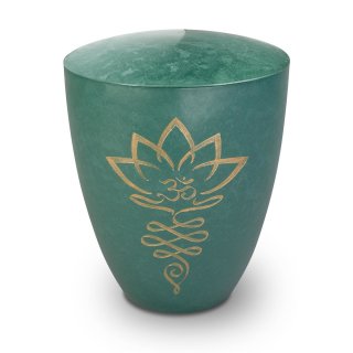 Urne Genesis Gravur Lotusblüte Jade Standard