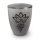 Urne Genesis Gravur Lotusblüte Silber mit Dekorring Silber 9mm