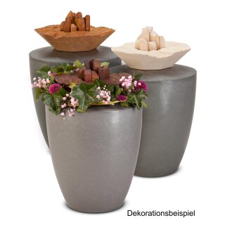 Biourne Blüte der Erinnerung Silber mit geschnitzter Blüte