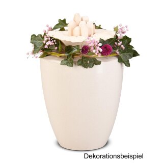 Biourne Blüte der Erinnerung Weiß mit geschnitzter Blüte Ahorn