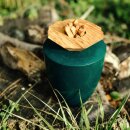 Biourne Bl&uuml;te der Erinnerung Gr&uuml;n mit geschnitzter Bl&uuml;te