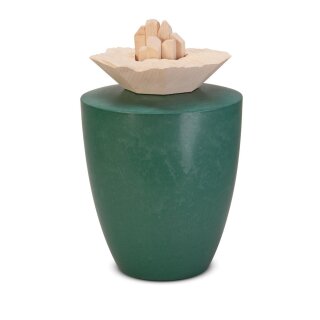 Biourne Blüte der Erinnerung Jade mit geschnitzter Blüte Ahorn