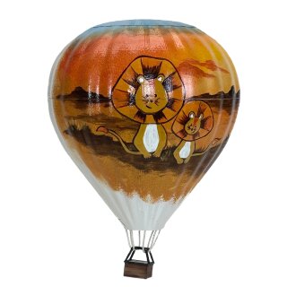 Heißluftballon Kinderurne Löwen "Mama und...