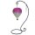 Heißluftballon Kinderurne Traumreise Magenta/Gold