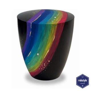 Rokstyle Memorial Urne "Regenbogen abstrakt"...
