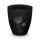 Urne Genesis Gravur "Silber" Pusteblume Schwarz...