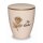 Urne Genesis Cremeweiß mit Applikation Rose und Gravur "In Liebe"
