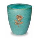 Urne Genesis Jade mit Applikation Rose