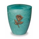 Urne Genesis Jade mit Applikation Rose