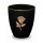 Urne Genesis Schwarz mit Applikation Rose Gold mit...