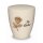 Urne Genesis Cremeweiß mit Applikation Rose und...