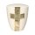 Urne Genesis Cremeweiß mit Design Kreuz