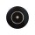 Urne Genesis Schwarz mit Design Rose und Deckel belegt